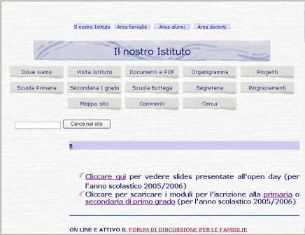 Sito dell'Istituto Comprensivo di Malnate